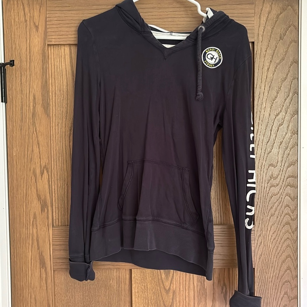 Gilly Hicks Navy hooded top